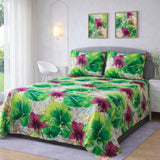 Refreshing Floral Printed Bedsheet - The Linen House