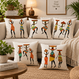 Rhythms of Tradition Cushion Covers (Pack of 5) - The Linen House