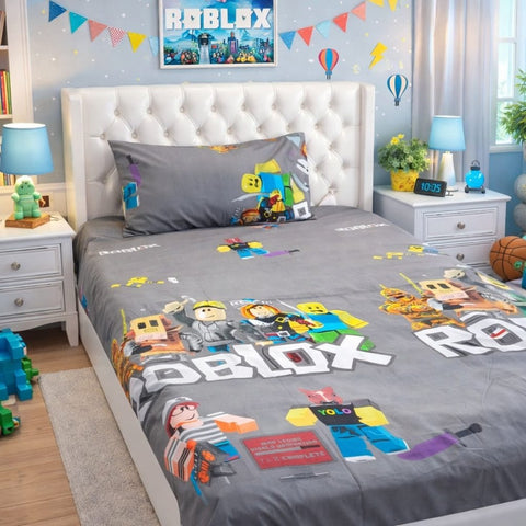 Roblox Adventure Kids Bed Sheet - The Linen House