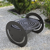 Round B.B.Q Grill & Fire Pit - The Linen House