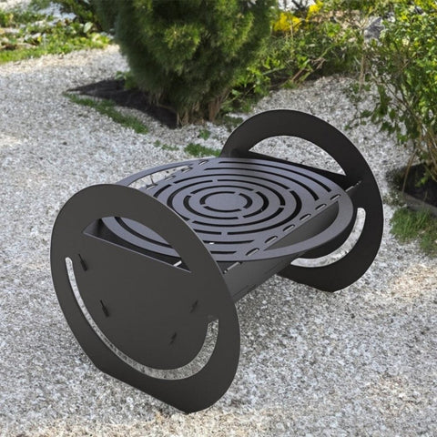 Round B.B.Q Grill & Fire Pit - The Linen House