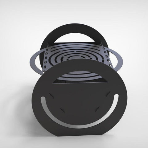 Round B.B.Q Grill & Fire Pit - The Linen House