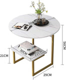 Round Coffee Side Table - The Linen House