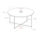 Round Coffee Table - The Linen House