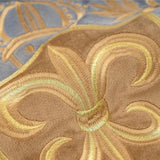 Royal Crest Embroidered Cushion Cover Style 1 - The Linen House