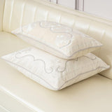 Royal Crest Embroidered Cushion Cover Style 3 - The Linen House