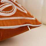 Royal Crest Embroidered Cushion Cover Style 3 - The Linen House