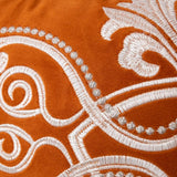 Royal Crest Embroidered Cushion Cover Style 3 - The Linen House