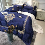 Royal Embroidery Duvet Set - The Linen House