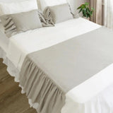 Ruffle Bed Runner - The Linen House