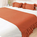 Ruffle Bed Runner - The Linen House