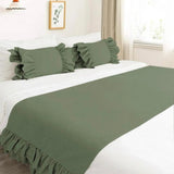 Ruffle Bed Runner - The Linen House
