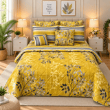 Rustic Linen 7Pc Comforter Set - The Linen House