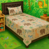 Safari Adventure Kids Bedsheet - The Linen House