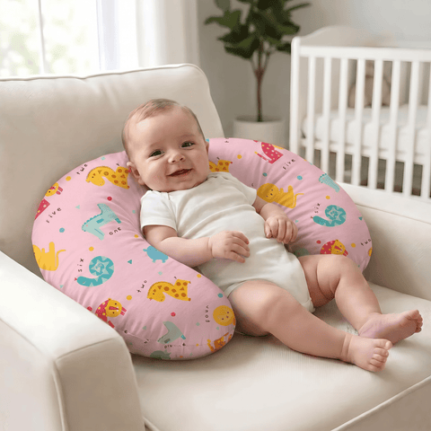 Safari Numbers Nursing Pillow - The Linen House