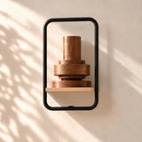 Scandinavian Style MDF & Metal Wall Shelf - The Linen House