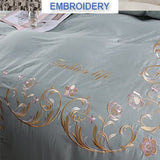 Sea Shell Embroidery Duvet Set - The Linen House