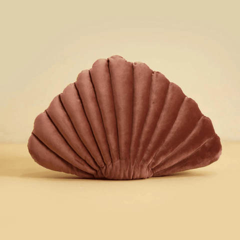 Seashell Decorative Velvet Baby Cushion - The Linen House