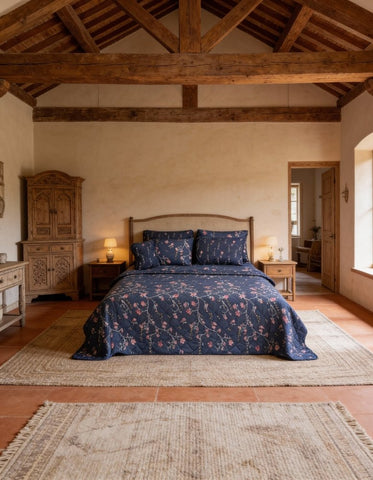 Serene Coastal 7Pc Bedspread Set - The Linen House