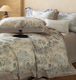 Serene Landscape Printed Duvet Set – Elegant Nature - Inspired Bedding with Soft Trim - The Linen House