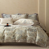 Serene Landscape Printed Duvet Set – Elegant Nature - Inspired Bedding with Soft Trim - The Linen House