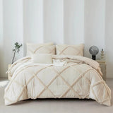 Shabby Chic Tufted Duvet Cover Set - The Linen House
