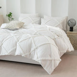 Shabby Chic Tufted Duvet Cover Set - The Linen House