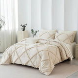 Shabby Chic Tufted Duvet Cover Set - The Linen House