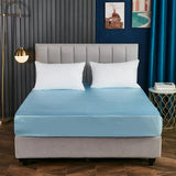 Shamoz Silk Fitted sheet - The Linen House