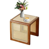 Side Table Lightweight Square NightStand for Lounge Room Restaurant - The Linen House