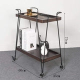 Simple European Dining Cart Trolley - The Linen House