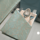 Sleek Mint Green Table Mat Set - The Linen House