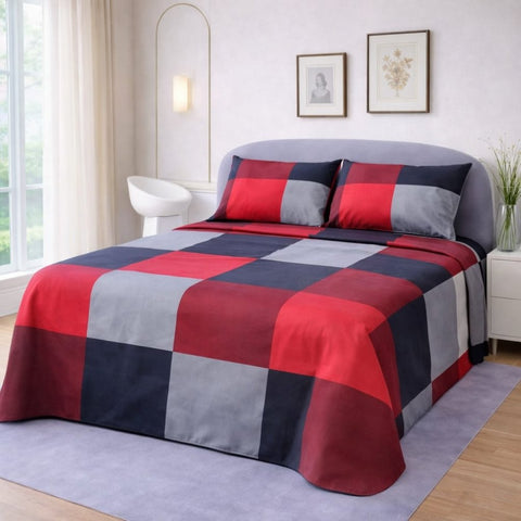 Soft Diamond Serenity Bedsheet (3pcs) - The Linen House