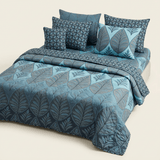 Soft & Durable Printed Bedspread Set – 7 Pcs - The Linen House