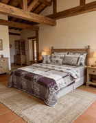 Soft Luxury Printed Bedspread Bedding – 7 Pcs - The Linen House