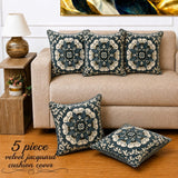 Soft Plush Velvet Cushion Cover(Pack of 5) - The Linen House
