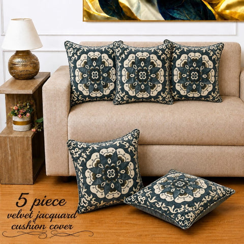 Soft Plush Velvet Cushion Cover(Pack of 5) - The Linen House