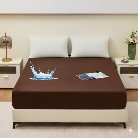 Soft Waterproof Fitted Mattress Cover - The Linen House