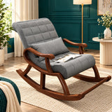 Solid Wood Rocking Chair - The Linen House