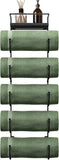 Sorbus Wall Mounted Towel Rack – Space - Saving Metal Towel Holder for Rolled Bath Towels - The Linen House