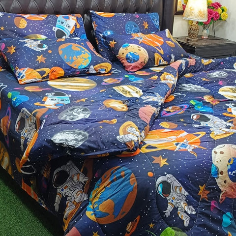 Space - Themed Design Comforter Set - The Linen House