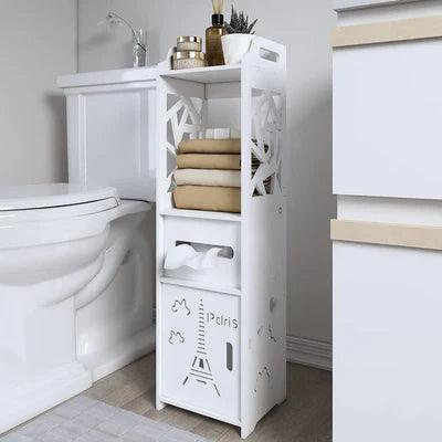 Spakoo Paris Bathroom Cabinet Stand Organizer Rack - The Linen House