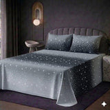 Starry Night Printed Bed Sheet - The Linen House