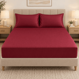 Striped Fitted sheet - The Linen House