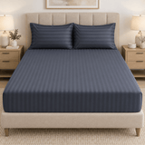 Striped Fitted sheet - The Linen House