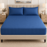 Striped Fitted sheet - The Linen House