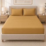 Striped Fitted sheet - The Linen House