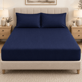 Striped Fitted sheet - The Linen House