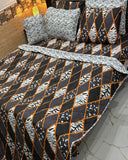 Stylish Bedroom Printed Bedspread Set – 7 Pcs - The Linen House