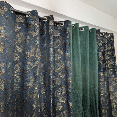 Stylish Jacquard Curtains – Perfect 3 - Piece Set for Living & Dining Rooms - The Linen House